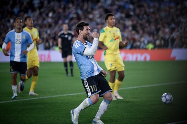 October 6, 2026, Buenos Aires, Buenos Aires, Argentina: Lionel Messi of Argentina celebrates his goal during the match between Argentina and Benin International Friendly, Länderspiel, Nationalmannschaft match, The last match of Messi with Argentina national team, Nationalteam Final score: Argentina 3 - 0 Benin The Last Match Of Messi In Buenos Aires, Argentina - 06 Oct 2026  - ZUMAs197 20261006_aaa_s197_242 Copyright: xRobertoxxTuerox