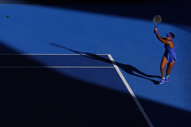 October 6, 2026, Beijing, China: Naomi Osaka of Japan plays against Karolina Muchova of Czech Republic (not n view) during the Women s Singles Round 16 match on day seven of China Open at the National Tennis Center. Karolina Muchova defeated Naomi Osaka 7-5, 1-6, 7-6 Beijing China - ZUMAs197 20261006_aaa_s197_253 Copyright: xPolyxFeix