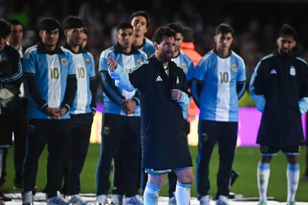 Argentina x Benin BUENOS AIRES, AR - 06.10.2026: ARGENTINA X BENIN - Lionel Messi of Argentina during the International Friendly, Länderspiel, Nationalmannschaft match between Argentina and Benin on Tuesday, October 6, 2026, at the Estadio Monumental in Buenos Aires, Argentina. The match marks Messi& 39;s farewell to the Argentine national team, Nationalteam (Photo: Gabriel Sotelo Fotoarena) x3026191x  GabrielxSotelo