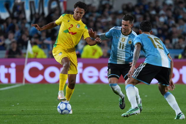 Messi bade farewell to Argentina in the friendly match against Benin BUENOS AIRES, ARGENTINA - OCTOBER 6:Giovani Lo Celso (11) of Argentina in action during the friendly match between Argentina and Benin in Buenos Aires, Argentina on October 6, 2026. Argentine football legend and national team, Nationalteam captain Lionel Messi goodbye to the crowd during his farewell match in front of over 80,000 spectators at the Monumental Stadium. Argentine football star Lionel Messi played his final international match, Länderspiel, Nationalmannschaft in the friendly game between Argentina and Benin. The 39-year-old walk onto the stadium pitch for the final time in the sky-blue and white jersey, entering his farewell as Argentina s record appearance-maker and leading scorer with 207 caps and 125 goals. Luciano Gonzalez Anadolu Buenos Aires Argentina. Editorial use only. Please get in touch for any other usage.  Copyright: x2026xAnadoluxLucianoxGonzalezx
