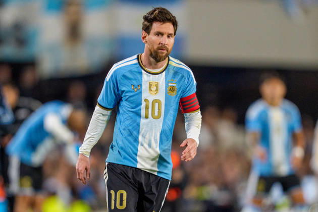 Benin v Argentina BUENOS AIRES, ARGENTINA - OCTOBER 6: Lionel Messi 10 of Argentina looks on during a game between Benin and Argentina at Estadio Monumental on October 6, 2026 in Buenos Aires, Argentina Buenos Aires Estadio Monumental Argentina Copyright: xAndrewxJ.xClark ISIxPhotosx 9950