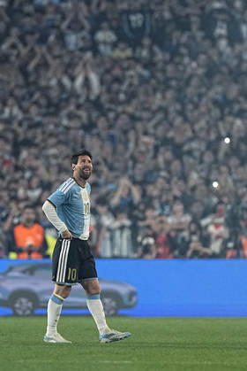 Lionel Messi - Argentina vs Benin - Partido amistoso - 6 de octubre de 2026 - Estadio Monumental - Buenos Aires - Foto: Javier Garcia Martino - Prensa CABJ -