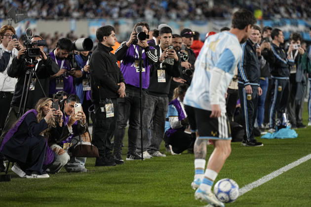 Lionel Messi - Argentina vs Benin - Partido amistoso - 6 de octubre de 2026 - Estadio Monumental - Buenos Aires - Foto: Javier Garcia Martino - Prensa CABJ -