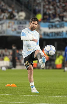 Lionel Messi - Argentina vs Benin - Partido amistoso - 6 de octubre de 2026 - Estadio Monumental - Buenos Aires - Foto: Javier Garcia Martino - Prensa CABJ -