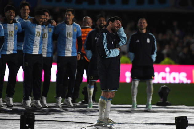 Argentina v Benin - International Friendly, Länderspiel, Nationalmannschaft Lionel Messi of Argentina leaves the pitch after the match between Argentina and Benin at Estadio Monumental in Buenos Aires, Argentina, on October 6, 2026. Buenos Aires Buenos Aires Argentina Copyright: xFedericoxPerettix originalFilename:peretti-argentin261006_np15K