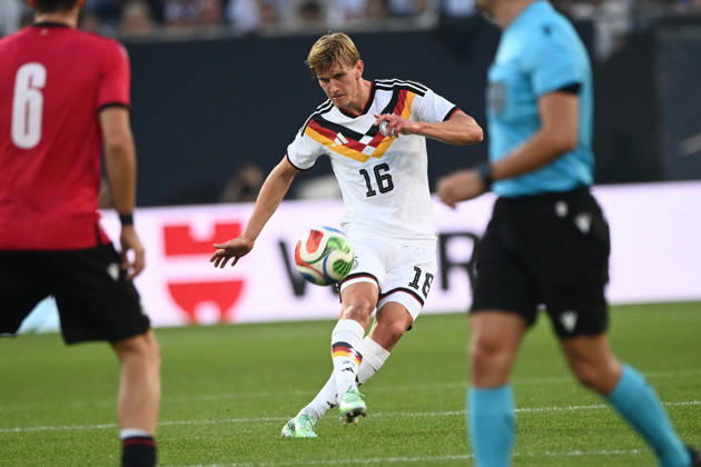Aljoscha KEMLEIN (GER) Aktion, Einzelaktion Fussball Laenderspiel, U21, U 21 EM-Qualifikation, Deutschland - Georgien 2-0 am 06.10.2026, Schueco-Arena Bielefeld, Â