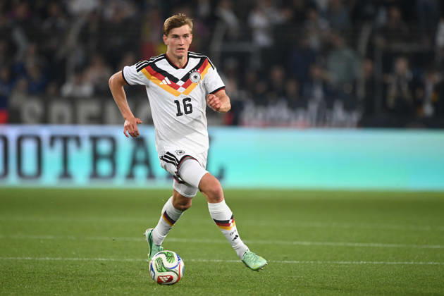 Aljoscha KEMLEIN (GER) Aktion, Einzelaktion Fussball Laenderspiel, U21, U 21 EM-Qualifikation, Deutschland - Georgien 2-0 am 06.10.2026, Schueco-Arena Bielefeld, Â
