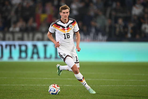 Aljoscha KEMLEIN (GER) Aktion, Einzelaktion Fussball Laenderspiel, U21, U 21 EM-Qualifikation, Deutschland - Georgien 2-0 am 06.10.2026, Schueco-Arena Bielefeld, Â