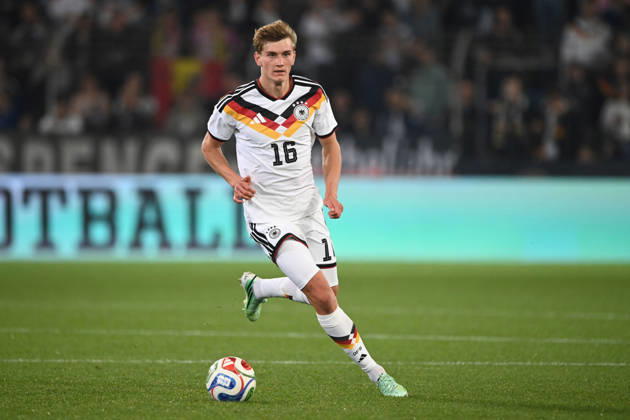 Aljoscha KEMLEIN (GER) Aktion, Einzelaktion Fussball Laenderspiel, U21, U 21 EM-Qualifikation, Deutschland - Georgien 2-0 am 06.10.2026, Schueco-Arena Bielefeld, Â