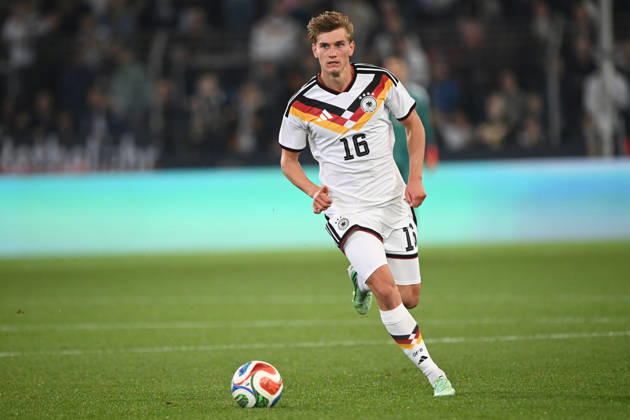 Aljoscha KEMLEIN (GER) Aktion, Einzelaktion Fussball Laenderspiel, U21, U 21 EM-Qualifikation, Deutschland - Georgien 2-0 am 06.10.2026, Schueco-Arena Bielefeld, Â
