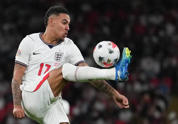 England v Czech Republic Group 3 UEFA Nations League - Season 2026 2027 - Wembley Stadium Morgan Rogers of England during the England v Czech Republic UEFA Group 3 Nations League Match at Wembley Stadium London, Season 26 27, October 6 2026 London United Kingdom