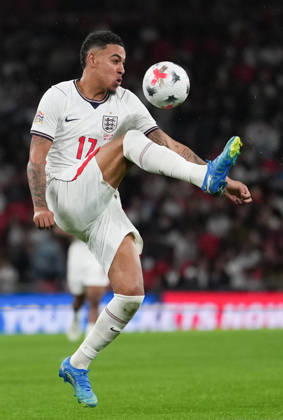 England v Czech Republic Group 3 UEFA Nations League - Season 2026 2027 - Wembley Stadium Morgan Rogers of England during the England v Czech Republic UEFA Group 3 Nations League Match at Wembley Stadium London, Season 26 27, October 6 2026 London United Kingdom