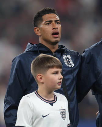 LONDON, ENGLAND - OCTOBER 6: Jude Bellingham of England during the UEFA Nations League 2026 27 group phase match between England and Czechia at Wembley Stadium on October 6, 2026 in London, England. Copyright: xMBxMediax