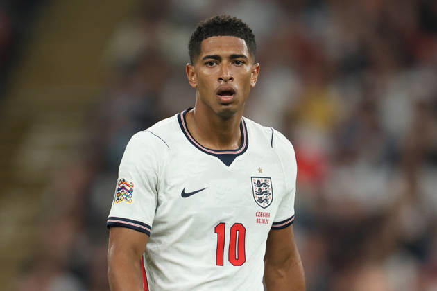 LONDON, ENGLAND - OCTOBER 6: Jude Bellingham of England during the UEFA Nations League 2026 27 group phase match between England and Czechia at Wembley Stadium on October 6, 2026 in London, England. Copyright: xMBxMediax