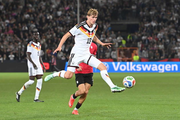 Aljoscha KEMLEIN (GER) Aktion, Einzelaktion Fussball Laenderspiel, U21, U 21 EM-Qualifikation, Deutschland - Georgien 2-0 am 06.10.2026, Schueco-Arena Bielefeld, Â