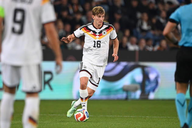 Aljoscha KEMLEIN (GER) Aktion, Einzelaktion Fussball Laenderspiel, U21, U 21 EM-Qualifikation, Deutschland - Georgien 2-0 am 06.10.2026, Schueco-Arena Bielefeld, Â