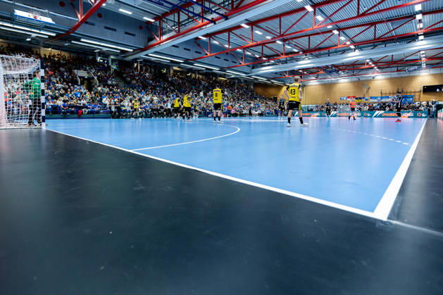 Solingen, 06.10.2026, Handball, Herren, EHF, European League, Gruppenphase, 2. Spieltag, 2026 2027, Bergischer HC - IK Sävehof Volle Klingenhalle während des Spiel Solingen Klingenhalle NRW Germany