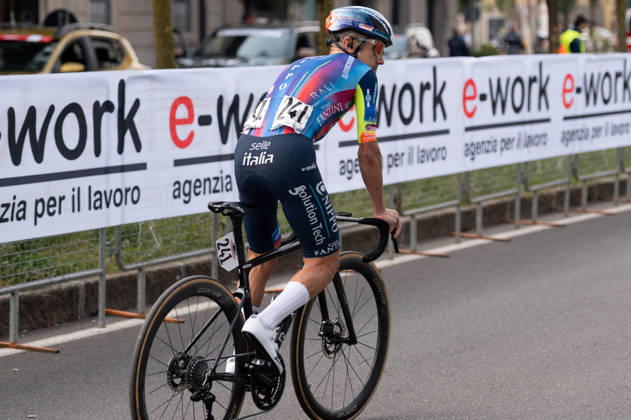 IPA89391034 - Domenico Pozzovivo, SOLUTION TECH NIPPO RALI, at the start of the 2026 Tre Valli Varesine in Busto Arsizio, Italy, on October 6, 2026 Copyright: xSilviaxColombo IPAxSportx xx IPA89391034