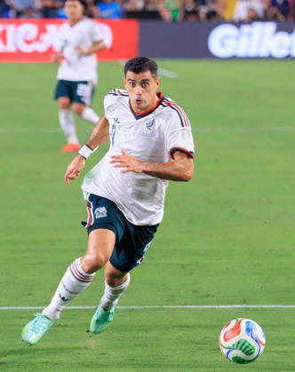 October 6, 2026, Los Angeles, California, USA: German Berterame 9 of Mexico during an International Friendly, Länderspiel, Nationalmannschaft match against Chile at Los Angeles Memorial Coliseum on Tuesday, October 6, 2026, in Los Angeles, California. Mexico loses to Chile, 0-2. JAVIER ROJAS PI Los Angeles USA - ZUMAp124 20261006_zaa_p124_143 Copyright: xJavierxRojasx