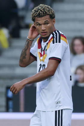 Paris Brunner (Germany) looks dejected during the UEFA Under21 EURO Qualifier, EM, Europameisterschaft between Germany U21, U 21 and Georgia U21 at Almstadion on October 6, 2026 in Bielefeld, Germany. (Photo by Marco Steinbrenner DeFodi Images) -