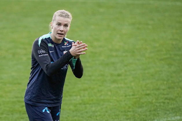 Women s National Soccer Team Prepares for World Cup Qualifiers Oslo, October 7, 2026 Ada Hegerberg during a training session at Ullevaal Stadium, before the World Cup qualifier against Romania. The matches will be played on October 9 at Arcul de Triumf Stadium in Bucharest and on October 13 at Ullevaal Stadium in Oslo. Photo: Beate Oma Dahle, NTB, Oslo, Norway. EDITORIAL USE ONLY. RESTRICTED USE FOR BETTING COMPANIES. Copyright: xBeatexOmaxDahlex xNTBx