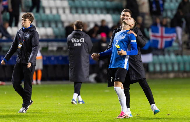 06.10.2026, Tallinn. Football Nations League. Estonia VS Iceland 0:0. Photo Tairo Lutter, Postimees Tallinn Harjumaa Estonia 1TL06OCT26A41 Copyright: xTairoxLutterx 7 Robi Saarma