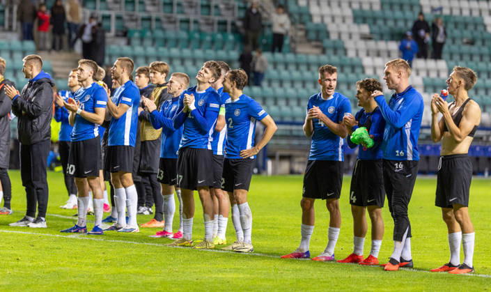 06.10.2026, Tallinn. Football Nations League. Estonia VS Iceland 0:0. Photo Tairo Lutter, Postimees Tallinn Harjumaa Estonia 1TL06OCT26A45 Copyright: xTairoxLutterx Estonian National Football team
