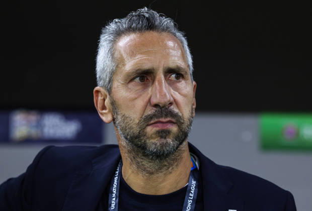October 6, 2026, Tirana, Tirana, Albania: Head coach Roberto Cevoli of San Marino during UEFA Nations League 2026-2027 group phase match between Albania and San Marino in Tirana, Albania on 6 October, 2026. Tirana Albania - ZUMAb266 20261006_zip_b266_005 Copyright: xArmandoxBabanix
