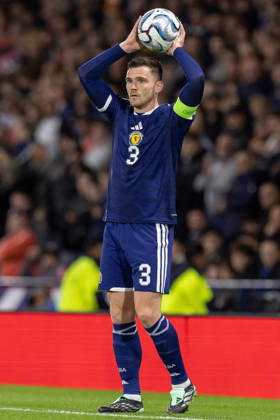 Scotland v Slovenia, UEFA Nations League Andy Robertson of Scotland national team, Nationalteam during the UEFA Nations League League B Group B1 between Scotland and Slovenia. Barclays Hampden, Hampden Park, Glasgow, Scotland. 6 October 2026. Hampden Park Barclays Hampden Glasgow Scotland Editorial use only , Copyright: xColinxPoultneyx PSI-24964-0067