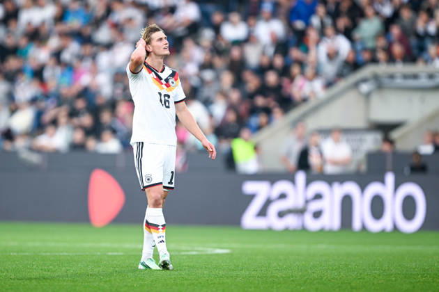 U21, U 21 Laenderspiel - 26 27 - Deutschland - Georgien am 06.10.2026 in der SchücoArena in Bielefeld Aljoscha Kemlein (Deustchland)