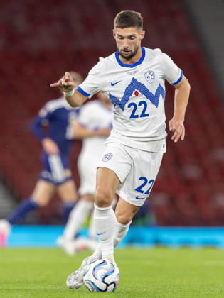 Scotland v Slovenia, UEFA Nations League Adam Gnezda Äaerin of Slovenia during the UEFA Nations League League B Group B1 between Scotland and Slovenia. Barclays Hampden, Hampden Park, Glasgow, Scotland. 6 October 2026. Hampden Park Barclays Hampden Glasgow Scotland Editorial use only , Copyright: xColinxPoultneyx PSI-24964-0074