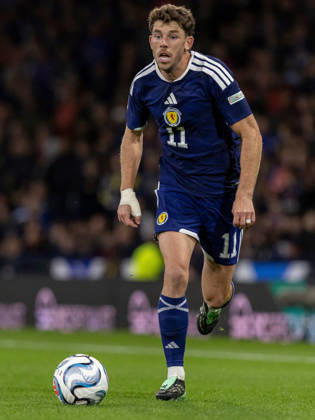 Scotland v Slovenia, UEFA Nations League Ryan Christie of Scotland national team, Nationalteam during the UEFA Nations League League B Group B1 between Scotland and Slovenia. Barclays Hampden, Hampden Park, Glasgow, Scotland. 6 October 2026. Hampden Park Barclays Hampden Glasgow Scotland Editorial use only , Copyright: xColinxPoultneyx PSI-24964-0088