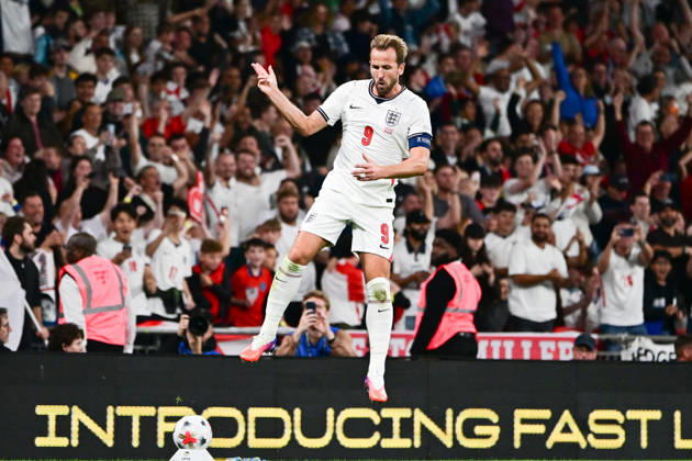 England v Czechia, UEFA Nations League GOAL England forward Harry Kane (9) scores a goal and celebrates 2-0 during the UEFA Nations League match between England and Czechia at Wembley Stadium, London, UK on 6 October 2026. London Wembley Stadium Greater London UK Editorial use only , Copyright: xDennisxGoodwinx PSI-24957-0097