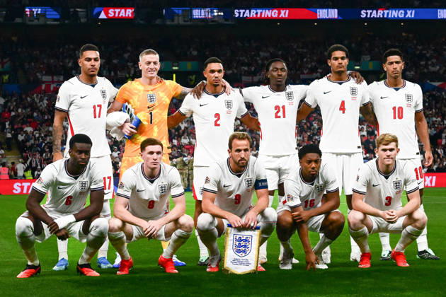 England v Czechia, UEFA Nations League the England players pose for a group picture during the UEFA Nations League match between England and Czechia at Wembley Stadium, London, UK on 6 October 2026. London Wembley Stadium Greater London UK Editorial use only , Copyright: xDennisxGoodwinx PSI-24957-0130