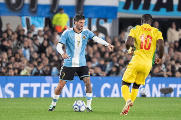 BUENOS AIRES, ARGENTINA - OCTOBER 6: Rodrigo De Paul of Argentina gestures during the International Friendly, Länderspiel, Nationalmannschaft football match between Argentina and Benin at the Estadio Monumental Antonio V. Liberti on October 6, 2026, in Buenos Aires, Argentina. Richard Callis Fotoarena (Richard Callis SPP) Copyright: xRichardxCallisx xSPPx spp-en-RiCa-3026213