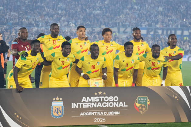 BUENOS AIRES, ARGENTINA - OCTOBER 6: Benin players pose for an official photo during the International Friendly, Länderspiel, Nationalmannschaft match between Argentina and Benin, at the Estadio Monumental Antonio V. Liberti, on October 6, 2026, in Buenos Aires, Argentina. Lionel Messi plays his last match for Argentina after announcing his retirement from the national team, Nationalteam Richard Callis Fotoarena (Richard Callis SPP) Copyright: xRichardxCallisx xSPPx spp-en-RiCa-3026224