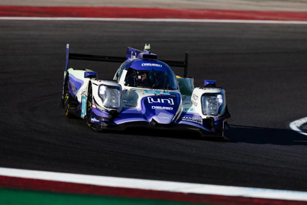AUTO - ELMS - 4 HOURS OF PORTIMAO 2026 27 LENTOUDIS Kriton (gre), QUINN Alex (gbr), ALLEN James (aus), Nielsen Racing, Oreca 07 - Gibson, LMP2 Pro Am, action during the 4 Hours of Portimao 2026, 6th round of the 2026 European Le Mans Series on the Autodromo Internacional do Algarve from October 8 to 10, 2026 in Portimao, Portugal - Copyright: xJoaoxFilipex