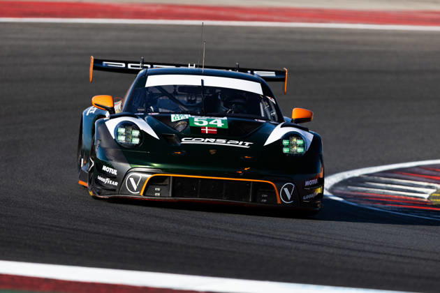 AUTO - ELMS - 4 HOURS OF PORTIMAO 2026 54 MORITZ Max (ger), PAQUE Benjamin (bel), BACHLER Klaus (aut), High Class Racing, Porsche 911 GT3 R LMGT3, LMGT3, action during the 4 Hours of Portimao 2026, 6th round of the 2026 European Le Mans Series on the Autodromo Internacional do Algarve from October 8 to 10, 2026 in Portimao, Portugal - Copyright: xJoaoxFilipex