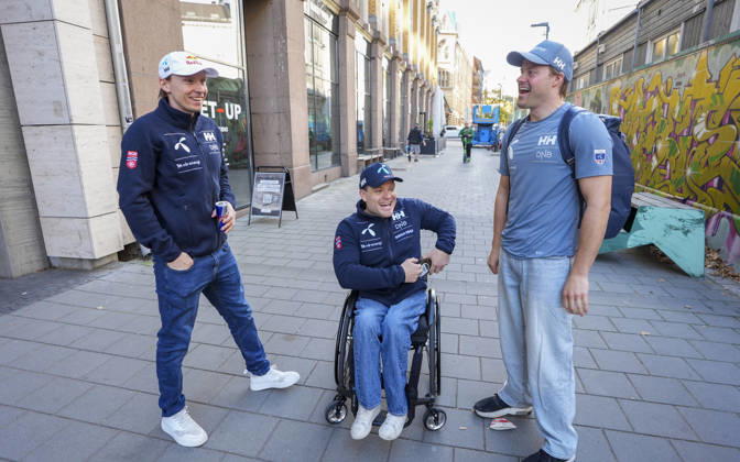 Kickoff with the National Alpine Ski Team, Oslo, October 7, 2026: Henrik Kristoffersen, Jesper Saltvik Pedersen, and Adrian Smiseth Sejersted at the season s kickoff with the National Alpine Ski Team. Photo: Lise Aserud, NTB, Oslo, Norway. EDITORIAL USE ONLY. RESTRICTED USE FOR BETTING COMPANIES. Copyright: xLisexAserudx xNTBx