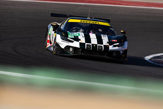 AUTO - ELMS - 4 HOURS OF PORTIMAO 2026 55 CAMERON Duncan (gbr), PEREL David (rsa), GRIFFIN Matthew (irl), Spirit of Race, Ferrari 296 LMGT3 Evo, LMGT3, action during the 4 Hours of Portimao 2026, 6th round of the 2026 European Le Mans Series on the Autodromo Internacional do Algarve from October 8 to 10, 2026 in Portimao, Portugal -  Copyright: xJoaoxFilipex