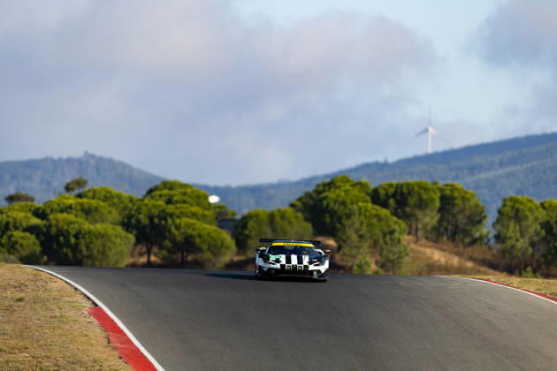 AUTO - ELMS - 4 HOURS OF PORTIMAO 2026 55 CAMERON Duncan (gbr), PEREL David (rsa), GRIFFIN Matthew (irl), Spirit of Race, Ferrari 296 LMGT3 Evo, LMGT3, action during the 4 Hours of Portimao 2026, 6th round of the 2026 European Le Mans Series on the Autodromo Internacional do Algarve from October 8 to 10, 2026 in Portimao, Portugal -  Copyright: xJoaoxFilipex