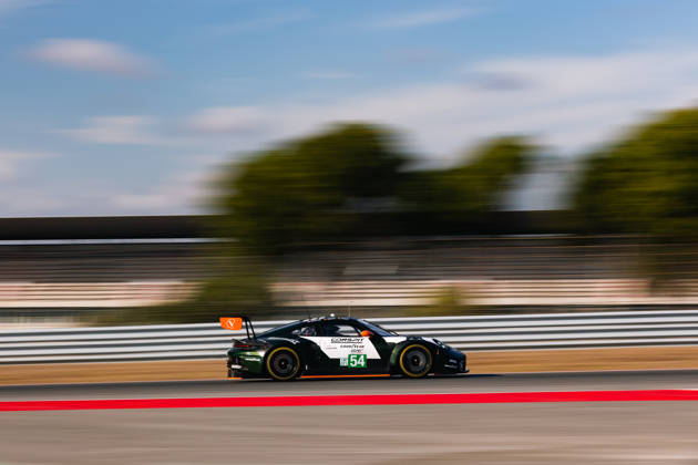 AUTO - ELMS - 4 HOURS OF PORTIMAO 2026 54 MORITZ Max (ger), PAQUE Benjamin (bel), BACHLER Klaus (aut), High Class Racing, Porsche 911 GT3 R LMGT3, LMGT3, action during the 4 Hours of Portimao 2026, 6th round of the 2026 European Le Mans Series on the Autodromo Internacional do Algarve from October 8 to 10, 2026 in Portimao, Portugal - Copyright: xJoaoxFilipex