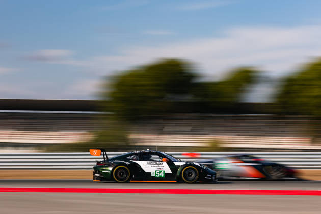 AUTO - ELMS - 4 HOURS OF PORTIMAO 2026 54 MORITZ Max (ger), PAQUE Benjamin (bel), BACHLER Klaus (aut), High Class Racing, Porsche 911 GT3 R LMGT3, LMGT3, action during the 4 Hours of Portimao 2026, 6th round of the 2026 European Le Mans Series on the Autodromo Internacional do Algarve from October 8 to 10, 2026 in Portimao, Portugal - Copyright: xJoaoxFilipex