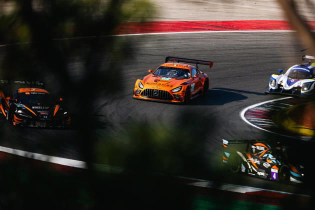 AUTO - ELMS - 4 HOURS OF PORTIMAO 2026 63 NARAN Ameerh (gbr), ANDRADE Rui (ang), SETTE CAMARA Sergio (bra), Iron Lynx, Mercedes-AMG LMGT3, LMGT3, action during the 4 Hours of Portimao 2026, 6th round of the 2026 European Le Mans Series on the Autodromo Internacional do Algarve from October 8 to 10, 2026 in Portimao, Portugal - Copyright: xJoaoxFilipex