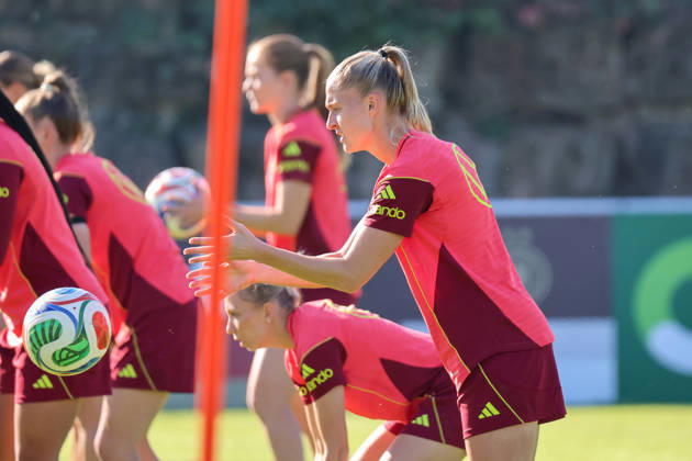 Eppelheim, Deutschland: 07.10.2026 - Deutsche Fußballnationalmannschaft der Frauen - Training - Testspiel Deutschland vs. Australien Im Bild: Janina Minge (Deutschland) Copyright: HMBxMedia MadeleinexFantini