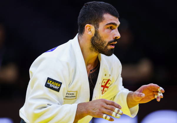 AZERBAIJAN, BAKU - OCTOBER 7, 2026: Tato Grigalashvili of Georgia competes with Zelim Tckaev of Azerbaijan in a -81 kg bout as part of the 2026 World Judo Championships at the National Gymnastics Arena 2026 World Judo Championships In Baku - ZUMAt113 20261007_zaa_t113_503 Copyright: xMikhailxSinitsynx
