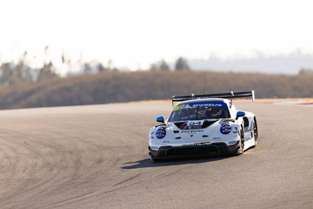 AUTO - MLC 2026 - PORTIMAO 54 KRAHN Reinhold (can), CRESSONI Matteo (ita), Dinamic GT, Porsche 911 GT3 (992) Evo, GT3, action during the 6th round of the 2026 Michelin Le Mans Cup on the Autodromo Internacional do Algarve from October 8 to 10, 2026 in Portimao, Portugal - Copyright: xJoaoxFilipex