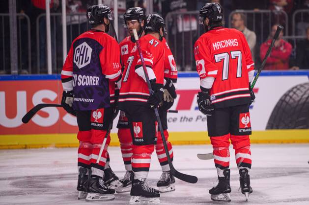 COLOGNE, GERMANY - 7 OCTOBER, 2026: - The Champions Hockey League match Koelner Haie vs. Herning Blue Fox at LANXESS arena. Copyright: xVitaliixKliuievx
