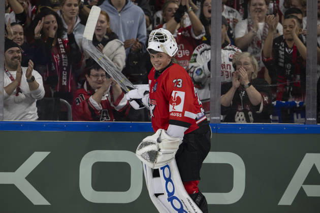 CHL; Kölner Haie - Herning Blue Fox; Köln, 07.10.2026 Nico Wiens (Kölner Haie, Torwart, 33); CHL; Kölner Haie - Herning Blue Fox am 07.10.2026 in der Lanxessarena in Köln (Deutschland). Copyright: xBEAUTIFULxSPORTS AndreasxDickx