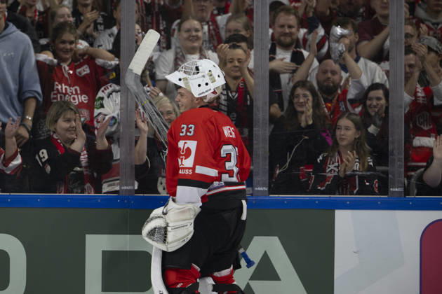 CHL; Kölner Haie - Herning Blue Fox; Köln, 07.10.2026 Nico Wiens (Kölner Haie, Torwart, 33); CHL; Kölner Haie - Herning Blue Fox am 07.10.2026 in der Lanxessarena in Köln (Deutschland). Copyright: xBEAUTIFULxSPORTS AndreasxDickx